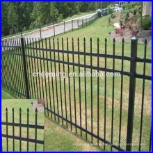 CE zinc steel fence decorative garden fence Wrought iron fence